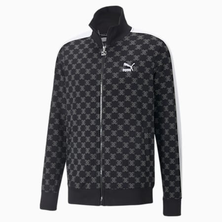 Puma men's cotton track jacket hotsell