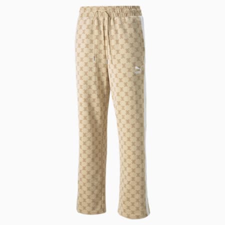 Pantalon de survêtement imprimé T7 homme, Light Sand-AOP, small-DFA