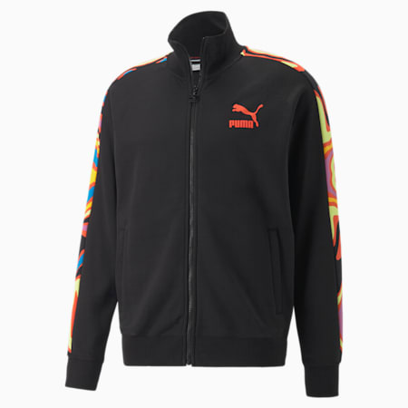 Lava Flow T7 Track Jacket Men, Puma Black, small-SEA