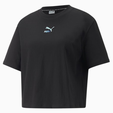 Classics Soft Ink Tee Women, Puma Black, small-SEA