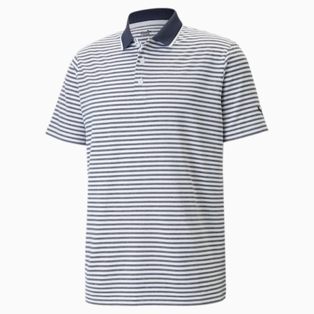 Mattr Feeder Golf Polo Shirt Men, Navy Blazer, small