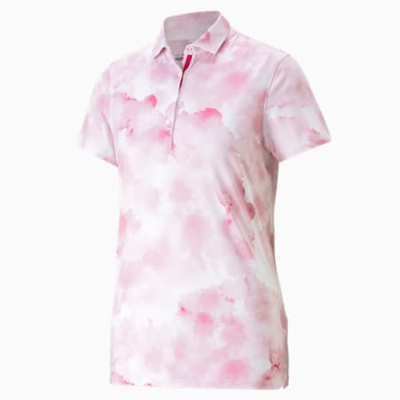 Mattr Cloudy Women's Golf Polo Shirt, Orchid Shadow, small-AUS
