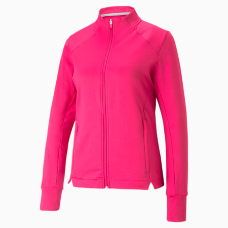 Veste de golf entièrement zippée Heather Femme, Orchid Shadow Heather, small