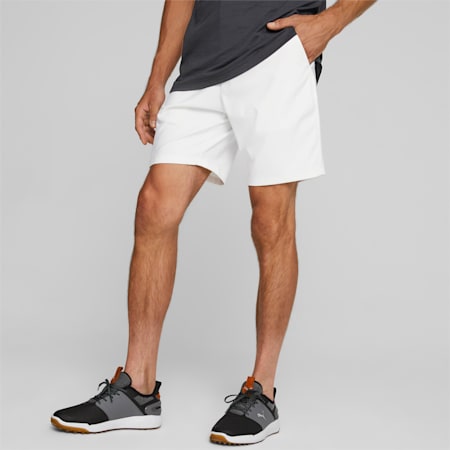 Dealer 8" Men's Golf Shorts, White Glow, small-AUS