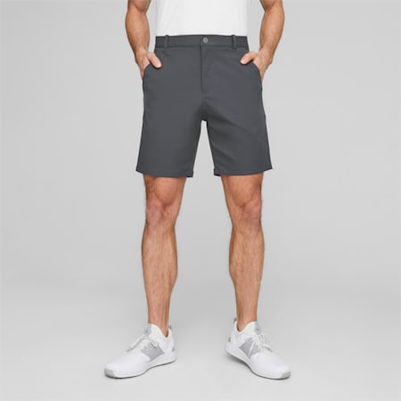 Dealer 8" Men's Golf Shorts, Strong Gray, small