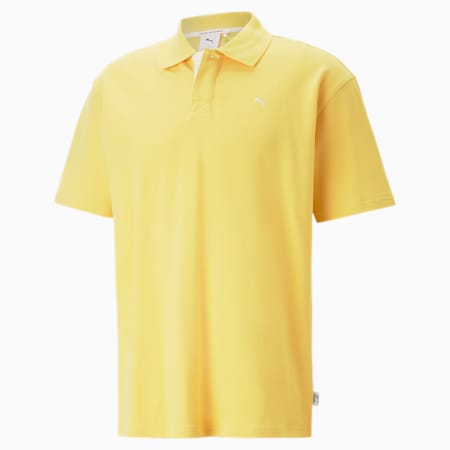 MMQ Polo Shirt, Mustard Seed, small-DFA