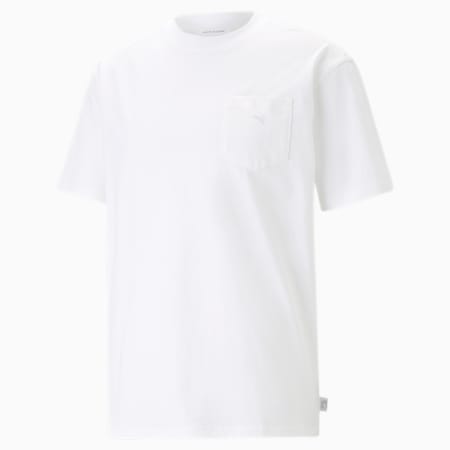 T-shirt à poche MMQ, PUMA White, small