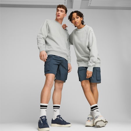 Felpa a girocollo MMQ, Light Gray Heather, small