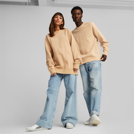 Felpa a girocollo MMQ, Dusty Tan, small
