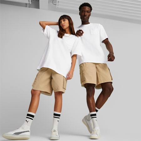 MMQ Utility Shorts, Dusty Tan, small