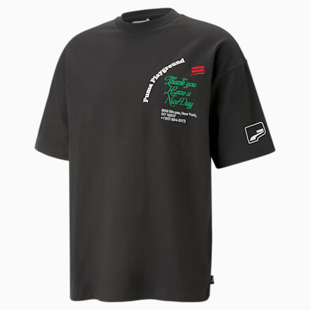UPTOWN Graphic T-Shirt, PUMA Black, small