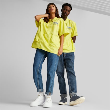 UPTOWN Graphic Shirt, Olive Oil, small