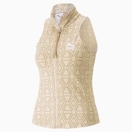 LUXE SPORT T7 Knitted Top Women, Light Sand, small