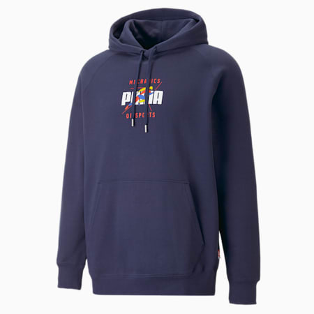 Track Meet Hoodie Men, PUMA Navy, small-DFA