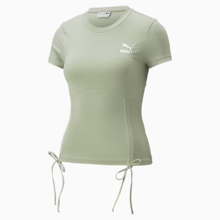 Classics Rouched Tee Women, Desert Sage, small