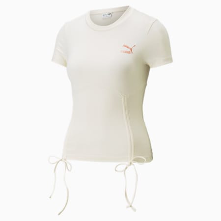 Classics Rouched Tee Women, Pristine, small