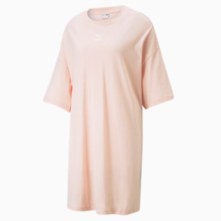 Robe t-shirt Classics Femme, Rose Dust, small-DFA