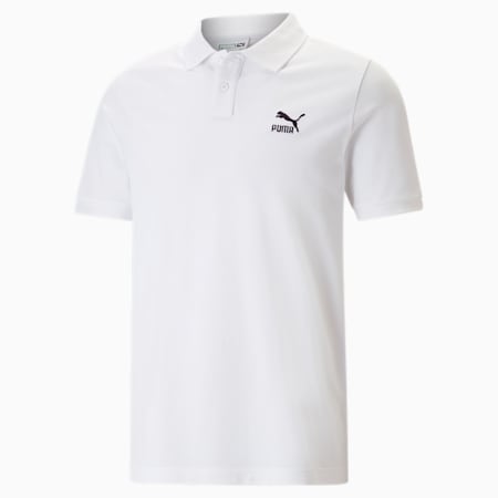 Classics Polo Shirt Men, PUMA White, small-PHL