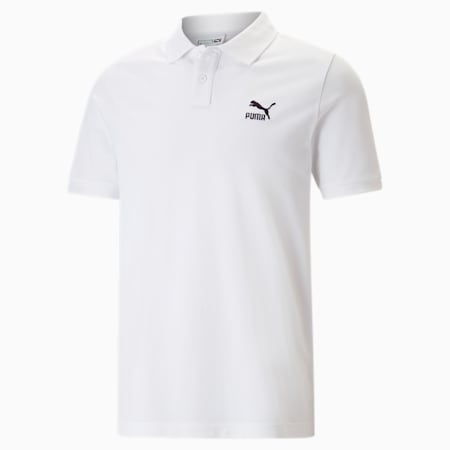 Classics Polo Shirt Men, PUMA White, small-SEA