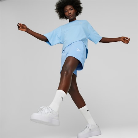 Classics Pintuck Shorts Women, Day Dream, small-DFA
