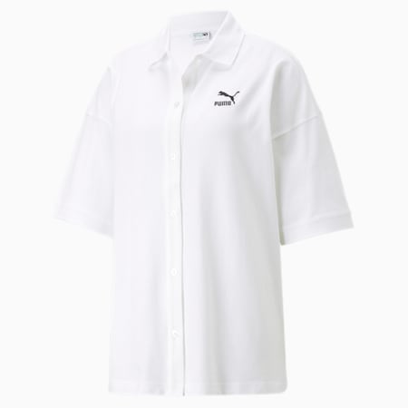 Classics Shirt Women, PUMA White, small-SEA