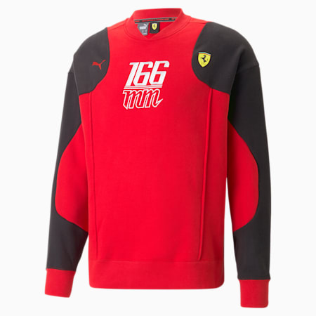 Scuderia Ferrari Statement Crewneck Sweatshirt Men, Rosso Corsa, small