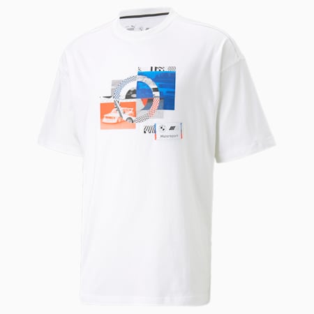 T-shirt à imprimés Statement BMW M Motorsport, PUMA White, small-DFA