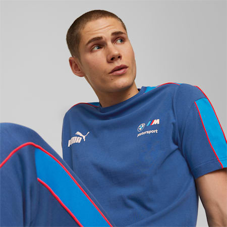 BMW M Motorsport MT7 Men's Tee, Pro Blue-M color, small-AUS