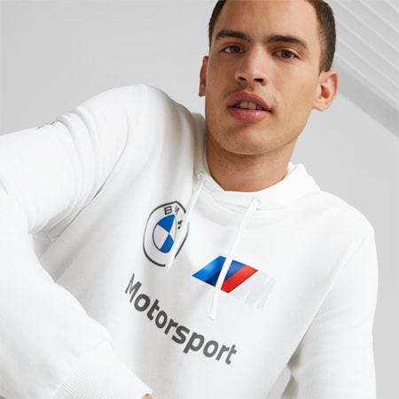 BMW M Motorsport ESS FT Hoodie, PUMA White, small