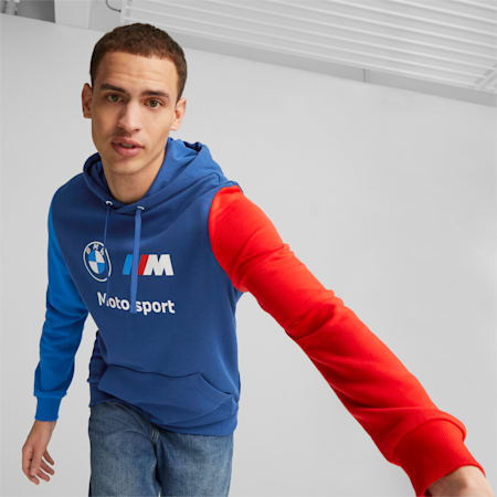BMW M Motorsport ESS FT hoodie voor heren, Pro Blue-M Color, small