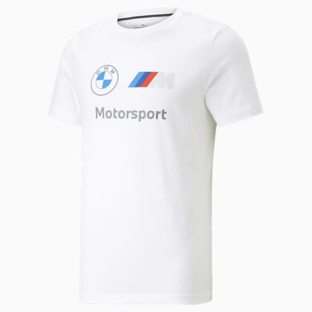 BMW M Motorsport ESS Logo Tee Men | PUMA White | PUMA mens-clothing ...