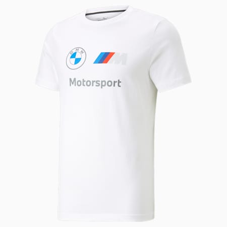 Camiseta con logotipo para hombre BMW M Motorsport ESS, PUMA White, small