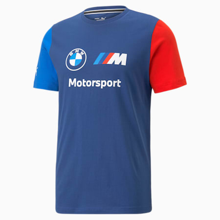 טי שירט BMW MMS  ESS עם לוגו, Pro Blue-M Color, small-DFA