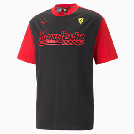 T-shirt da uomo Scuderia Ferrari, PUMA Black, small