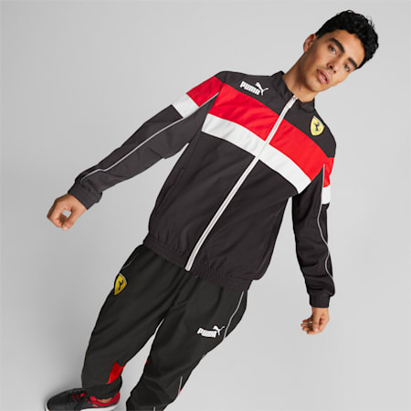 Scuderia Ferrari Men's SDS Jacket, PUMA Black, small-AUS