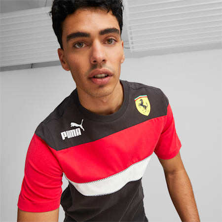 เสื้อยืดผู้ชาย Scuderia Ferrari SDS, PUMA Black