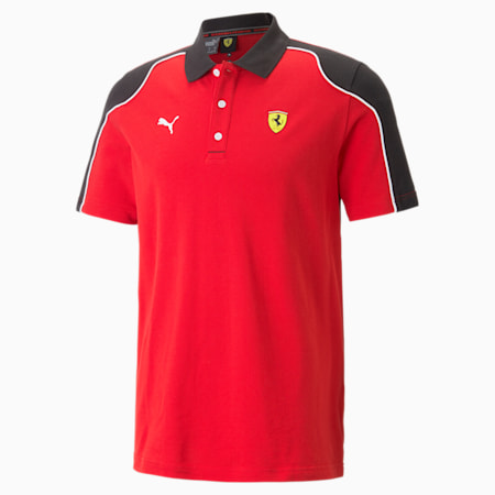 Scuderia Ferrari Polo Shirt Men, Rosso Corsa, small-DFA