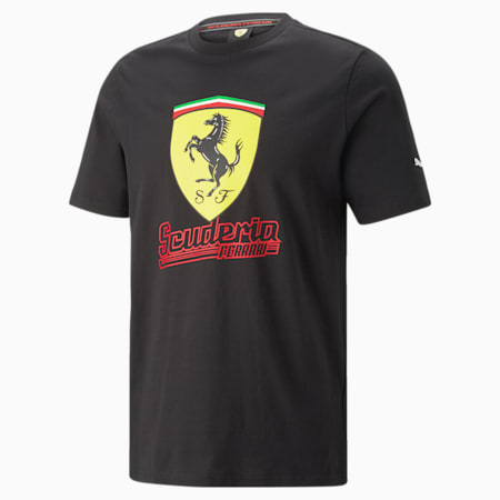 Scuderia Ferrari Heritage Tee Men, PUMA Black, small-IDN