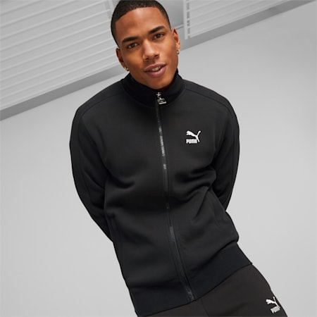 T7 Track Jacket Men | PUMA Black | PUMA Shop All Puma | PUMA