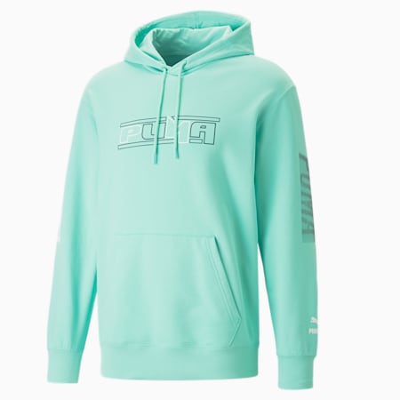 SWxP Graphic Hoodie Men, Mint, small-PHL