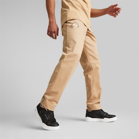 Porsche Legacy Men's 365 Roadster Pants, Dusty Tan, small-AUS