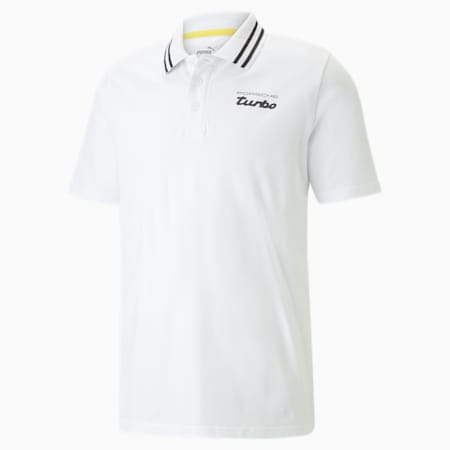 Porsche Legacy Polo Shirt Men, PUMA White, small-IDN