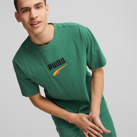 DOWNTOWN Logo Tee Men, Vine, small-AUS
