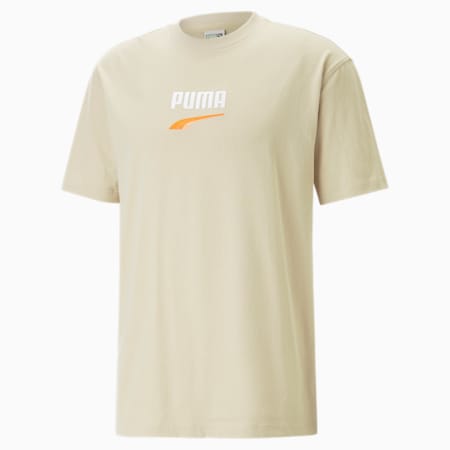 DOWNTOWN Logo Tee Men, Granola, small-AUS