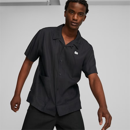 Downtown Shirt Men, PUMA Black, small-PHL