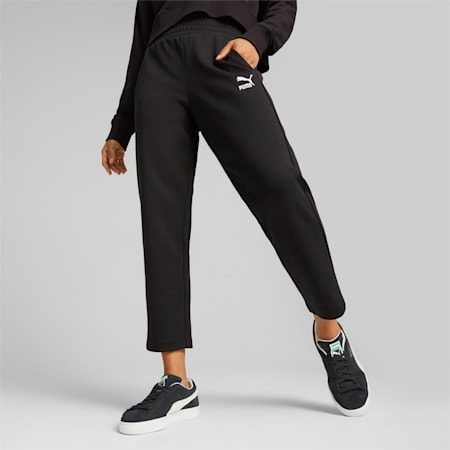 T7 High Waist Pants Women, PUMA Black, small-PHL