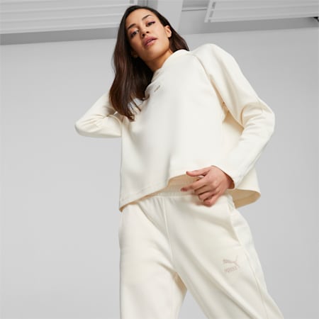 Sweat à capuche T7 Femme, Pristine, small