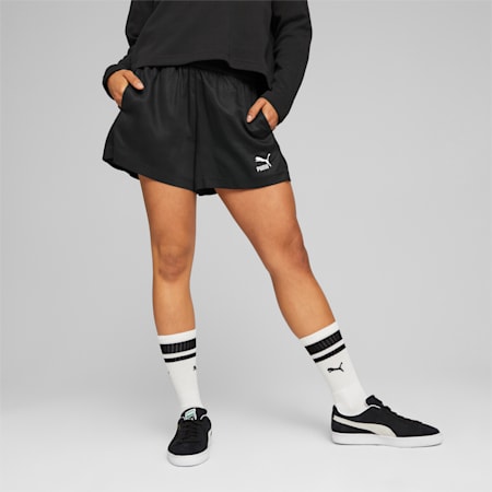 T7 Shorts Women, PUMA Black, small-AUS
