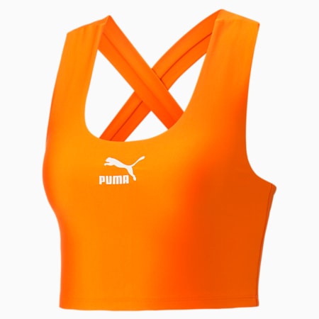 T7 Crop Top Women, Cayenne Pepper, small-AUS