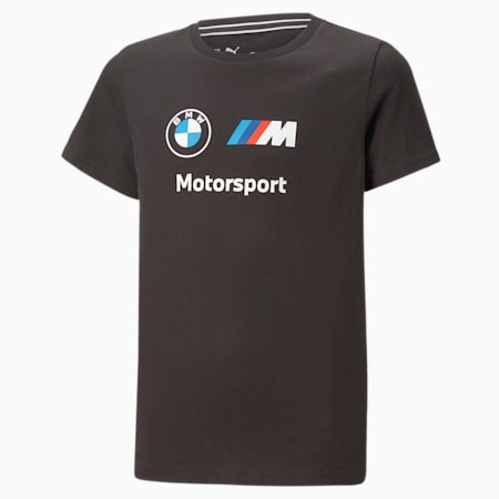 BMW M Motorsport ESS Logo Tee Youth, PUMA Black, small-SEA